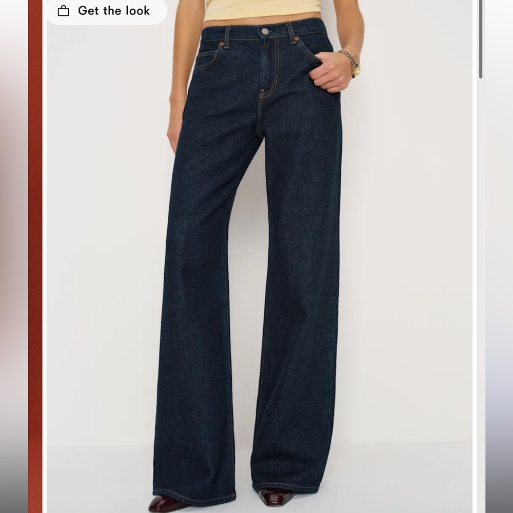 Reformation Cary Low Rise Slouchy Wide Leg Jeans